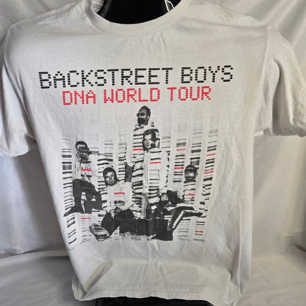 Backstreet Boys ' DNA World Tour ' Double-sided T-shirt (L)